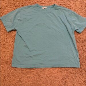 American Vintage Fizvalley T-Shirt-Teal Blue